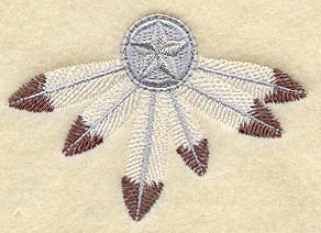 Feathers and Star - Right