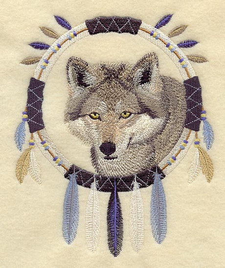 Wolf Dream Catcher