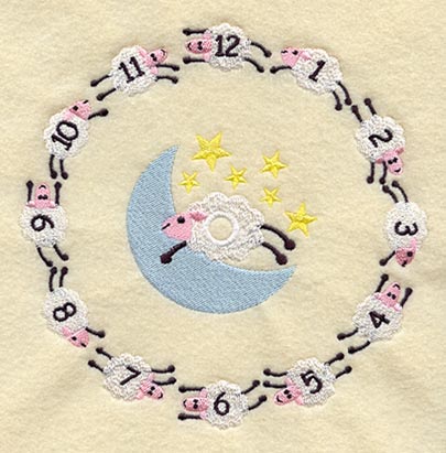 Counting Sheep Clock