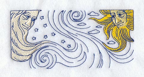 Celestial Sun and Moon