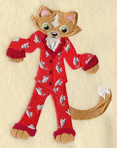 Cat in Pajamas