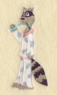 Raccoon in Pajamas