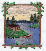 Lake Cabin Scene