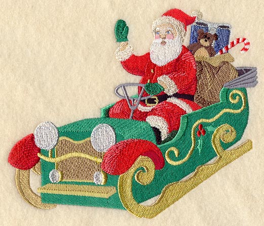 Santa and Sleigh