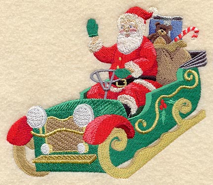 Santa and Sleigh