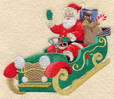 Santa and Sleigh
