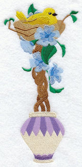 Bird Vase and Flowers