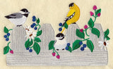 Birds and Picket Fence