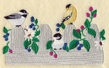 Birds and Picket Fence