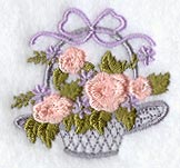 Heirloom Rose Basket