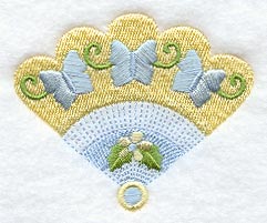 Heirloom Butterfly Fan