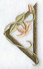 Floral Heirloom Triangle - Left