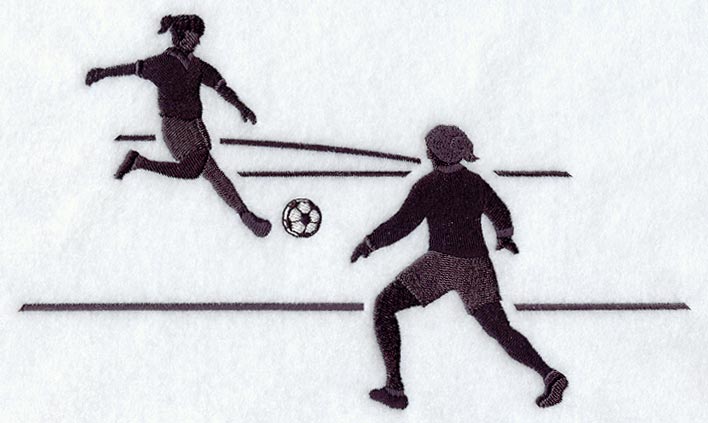 Soccer Silhouette (Female)