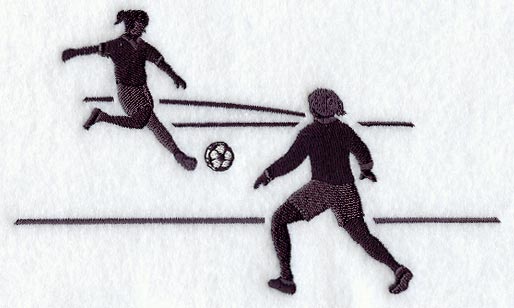 Soccer Silhouette (Female)