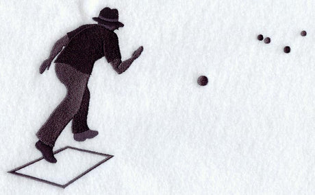 Lawn Bowling Silhouette