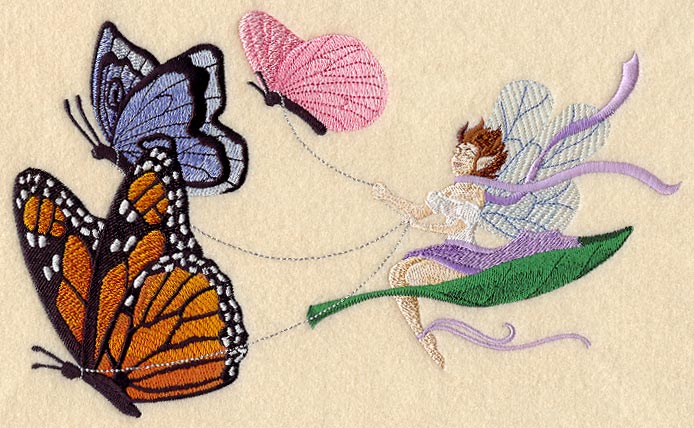 Fairy and Butterflies