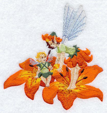 tiger lily fairy Tiger Lily Fairy All Sizes | Machine Embroidery Design