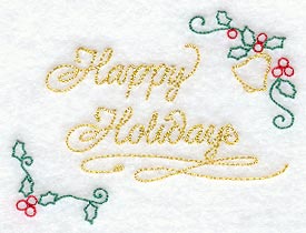 Happy Holidays (Cardstock)