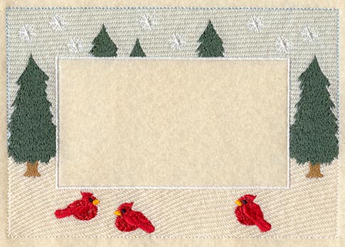 Cardinal Photo Card (Cardstock)