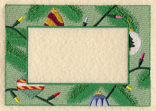 Christmas Tree Photo Card (Cardstock)