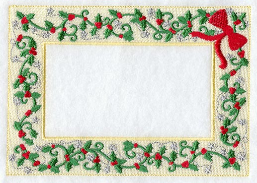 Holly Photo Card (Cardstock)