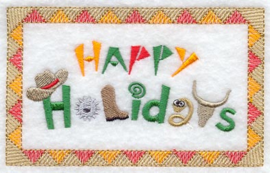 Happy Holidays Cowboy Style