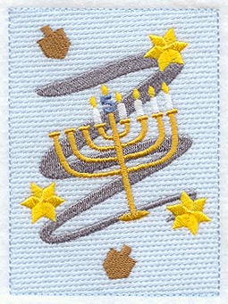 Hanukkah Night 5 (Cardstock)