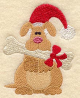 Christmas Dog (Cardstock)