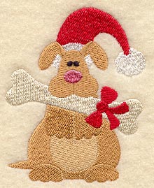 Christmas Dog (Cardstock)
