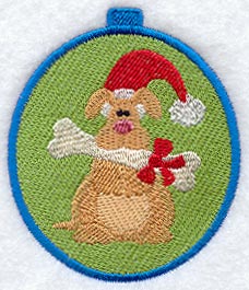 Christmas Dog Ornament