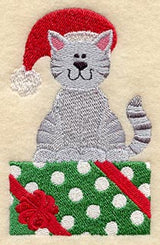 Christmas Cat (Cardstock)