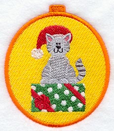 Christmas Cat Ornament