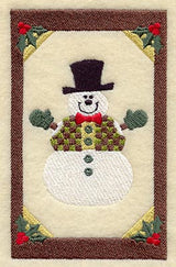 Americana Snowman (Cardstock)