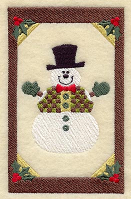 Americana Snowman (Cardstock)