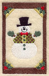 Americana Snowman (Cardstock)