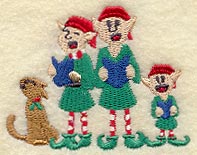 Caroling Elves