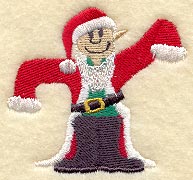 Elf in Santa Suit