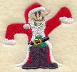 Elf in Santa Suit