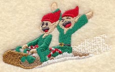 Sledding Elves