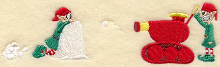 Elves Snowball Fight