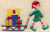 Elf and Sled