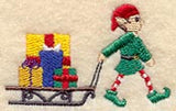Elf and Sled