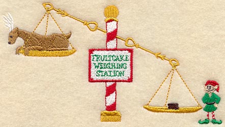North Pole Fruitcake Weighing Station