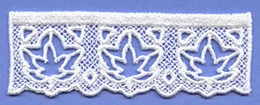 Border Maple Leaves (Lace)