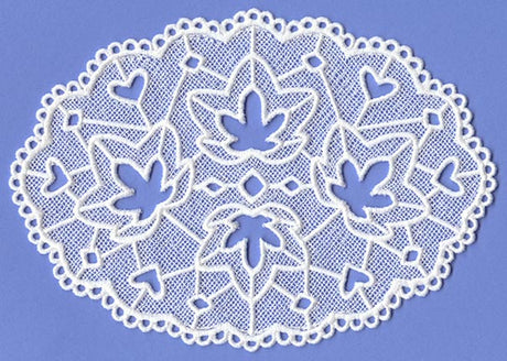 Centerpiece Maple Leaves (Lace)