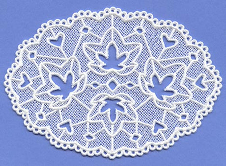 Centerpiece Maple Leaves (Lace)