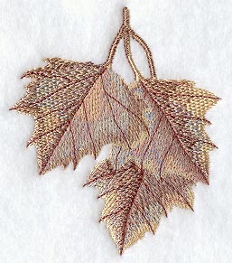 Sycamore Leaves in Watercolor