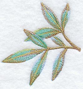 Hickory Leaves in Watercolor