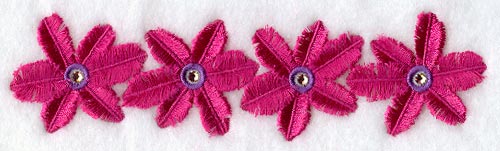 Flower Border (Fringe, Crystals)
