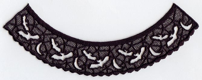 Collar Halloween Bats (Lace)